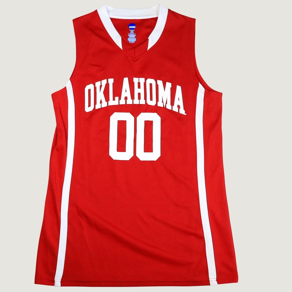 NCAA Oklahoma Sooners Basketball Jersey Medium Red White 00 Collegiate Sport